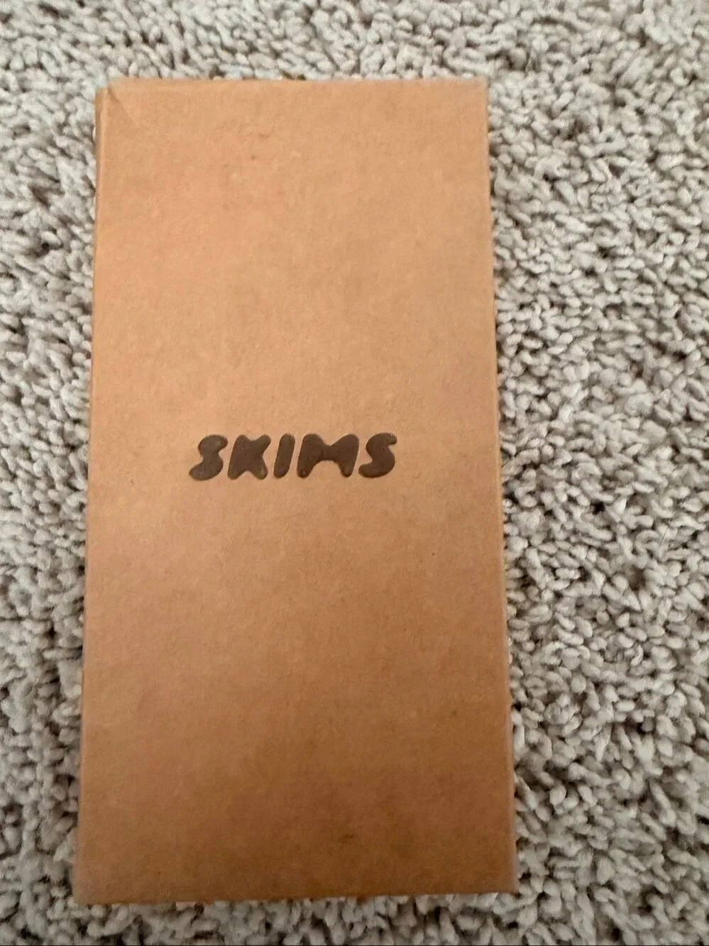 SKIMS Womens Size M Everyday Mid Calf Socks Brown Neutral Ribbed Hosiery